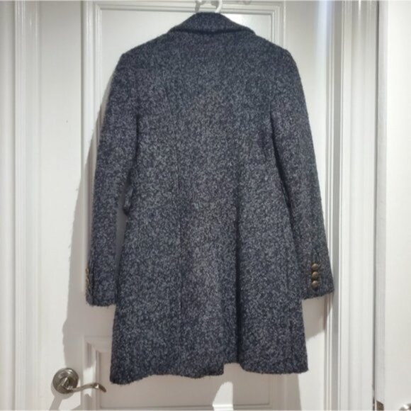 Shelli Segal- Laundry- Black/Grey Heather Peacoat- New - Picture 2 of 9